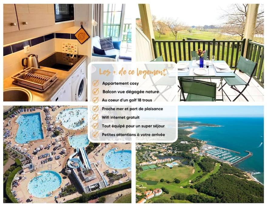 "L'Harmonie" Appartement Cosy 4 Personnes, Vue Golf, Wifi Gratuit Talmont-Saint-Hilaire エクステリア 写真